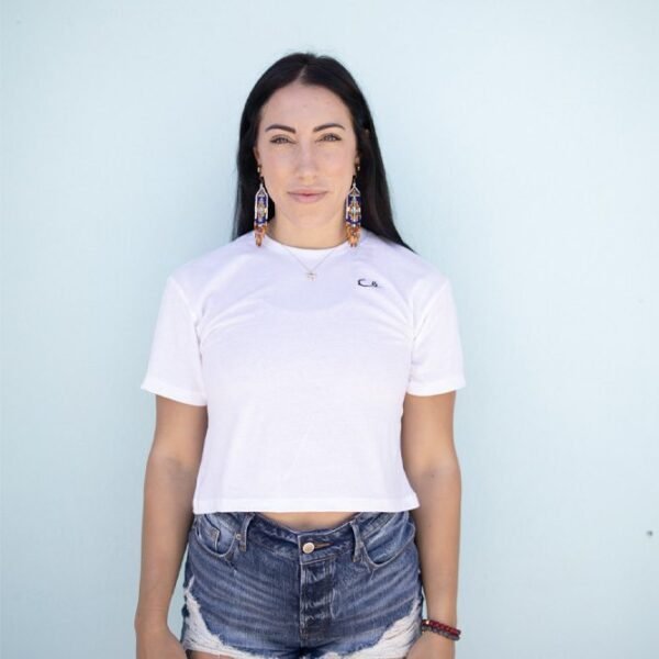 Circle Palm Crewneck Crop - Image 2