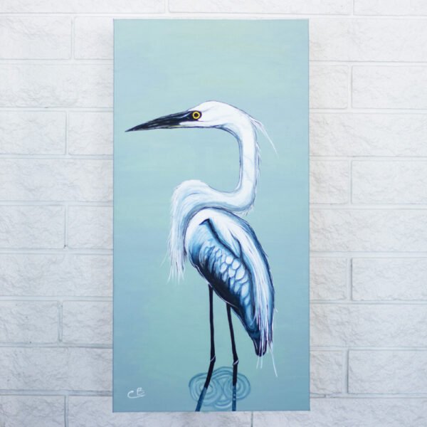 The Great Heron 15" x 30"