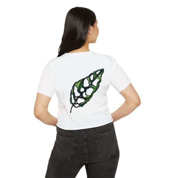 Monstera Leaf Crop Top - Image 4