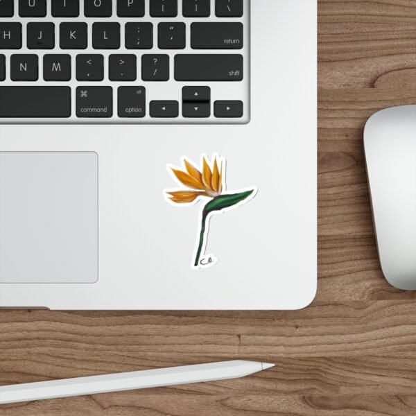 Mouth Painted Bird of Paradise Sticker - Image 6
