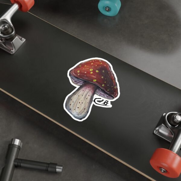 Mouth Painted Mushroom Sticker - Image 18
