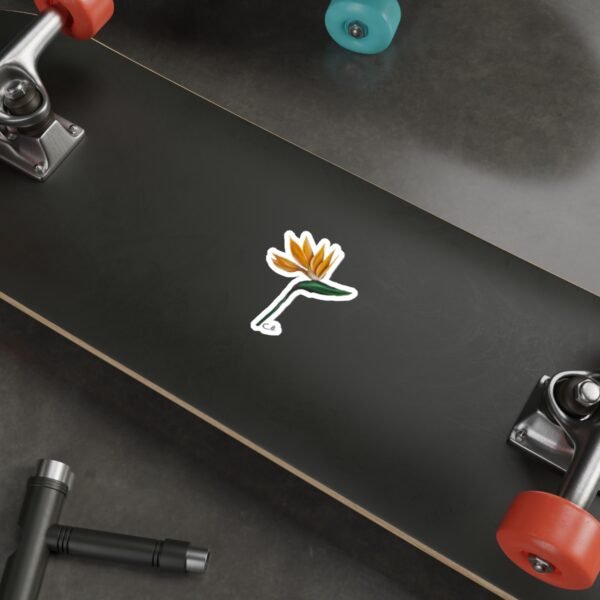 Mouth Painted Bird of Paradise Sticker - Image 7