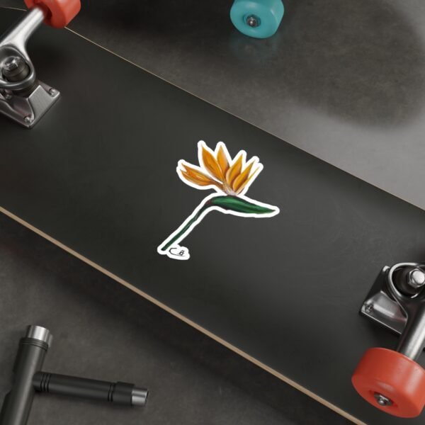 Mouth Painted Bird of Paradise Sticker - Image 15