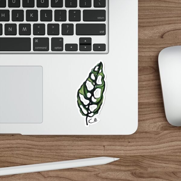 Mouth Painted Monstera Sticker - Image 10