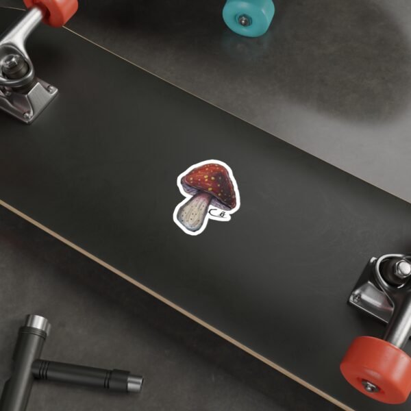 Mouth Painted Mushroom Sticker - Image 7