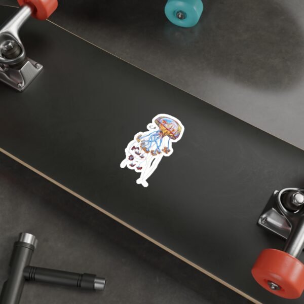 Mouth Painted Jellyfish Sticker - Image 11