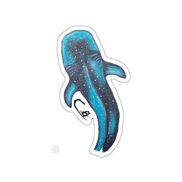 Mouth Painted Whale Shark Sticker - Image 16