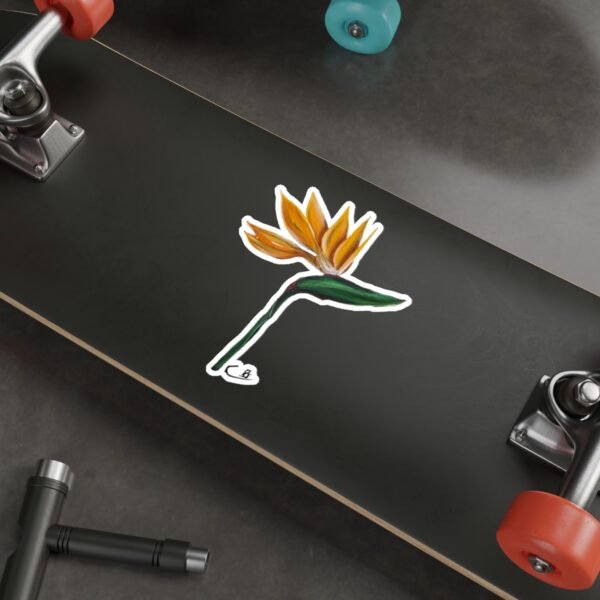 Mouth Painted Bird of Paradise Sticker - Image 18