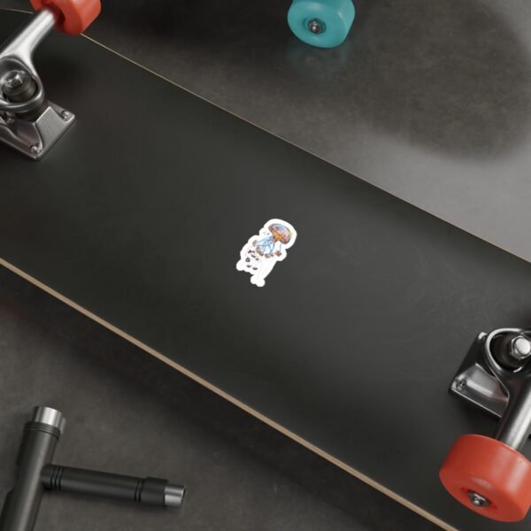 Mouth Painted Jellyfish Sticker - Image 3