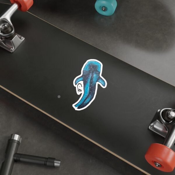 Mouth Painted Whale Shark Sticker - Image 15