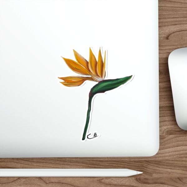 Mouth Painted Bird of Paradise Sticker - Image 14