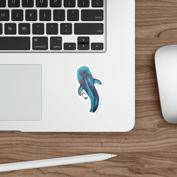 Mouth Painted Whale Shark Sticker - Image 6