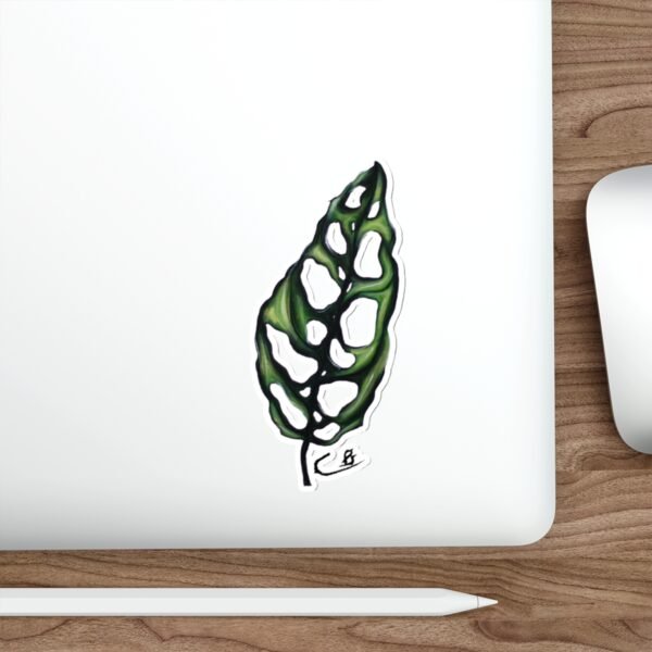 Mouth Painted Monstera Sticker - Image 14