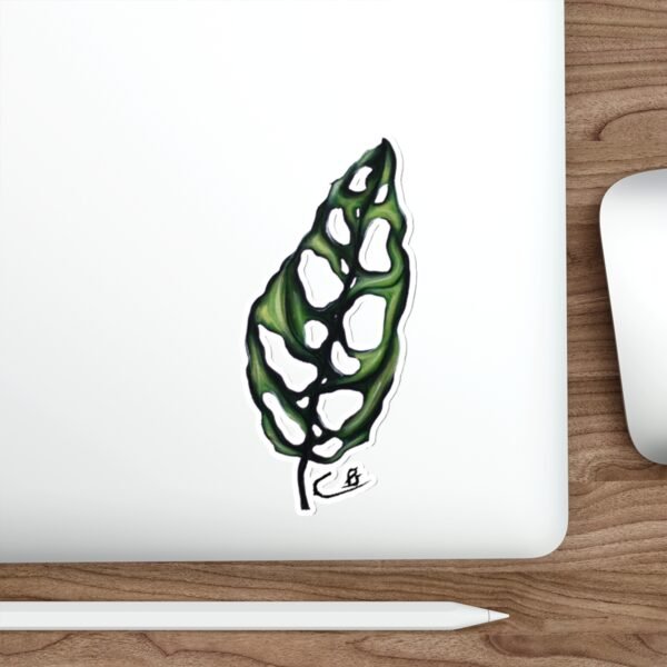 Mouth Painted Monstera Sticker - Image 17