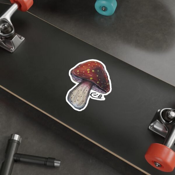 Mouth Painted Mushroom Sticker - Image 15