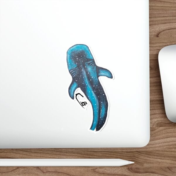 Mouth Painted Whale Shark Sticker - Image 14