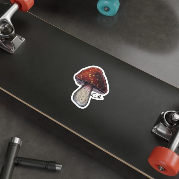 Mouth Painted Mushroom Sticker - Image 11