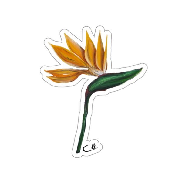 Mouth Painted Bird of Paradise Sticker - Image 5