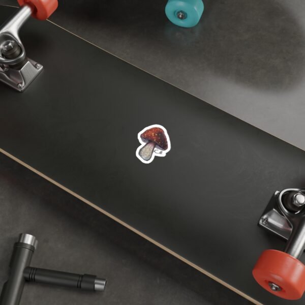 Mouth Painted Mushroom Sticker - Image 3