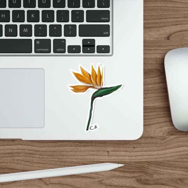 Mouth Painted Bird of Paradise Sticker - Image 10