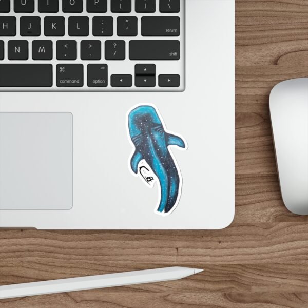 Mouth Painted Whale Shark Sticker - Image 10