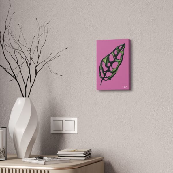 Monstera Leaf Canvas - Image 4